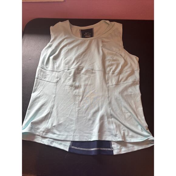 Nike Women's One Classic Dri-Fit Tank Top Size X-Large $40 Teal - Picture 1 of 6